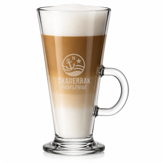 Latte Macchiato Glass 36cl Med Gravering
